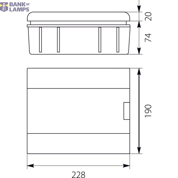 SRp-8 flush-mounted switchgear (N+PE) image 2