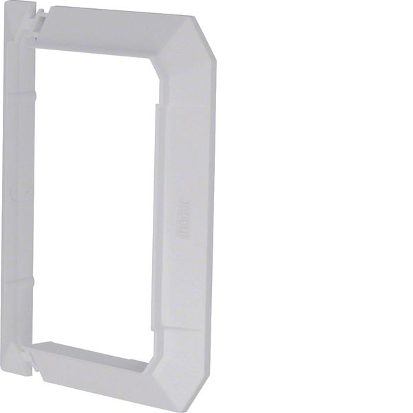 Wall cover plate for wall trunking BRN 70x110mm halogen free in light image 1