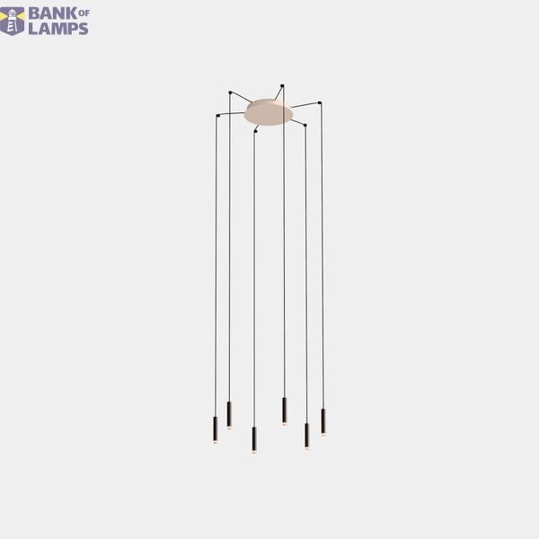 Pendant Candle XS 6 Bodies LED 18.8W 2700K White 922lm image 1