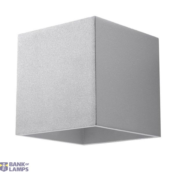 WALL LAMP QUAD 1 GREY G9 1X40W IP20 image 2