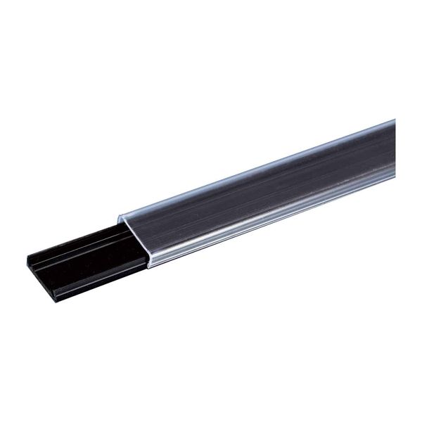 Adhesive PVC rail, 1000x15mm, color black image 1