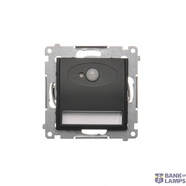 LED luminaire with motion sensor, 14V, black matt image 1