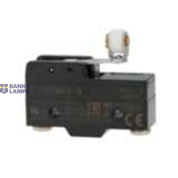 Basic switch, short hinge cross roller lever, SPDT, 15 A Z15G7502M image 1