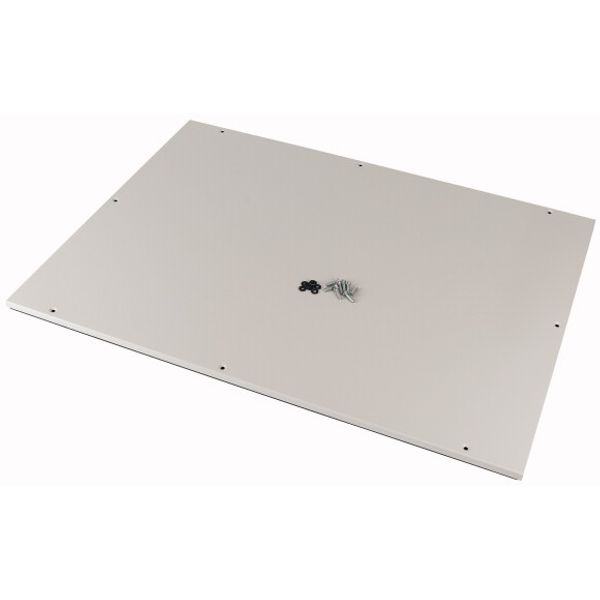 XTSZPTAC-W1200 Top plate for OpenFrame, closed, W=1200mm, grey image 1