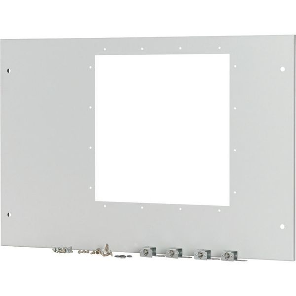 XTMPIX40FC-H550W800 Front cover for IZMX40, fixed, HxW=550x800mm, grey image 5