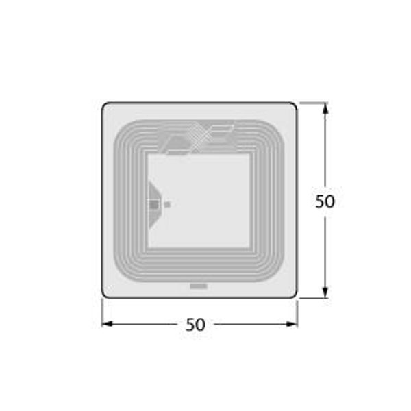 HF Tag Smart Label   TW-L50-50-P-B128-100PCS image 2