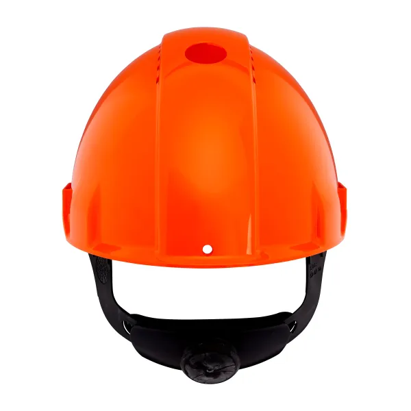 3M™ Hard Hat, Uvicator, Ratchet, Ventilated, Plastic Sweatband, Orange image 5