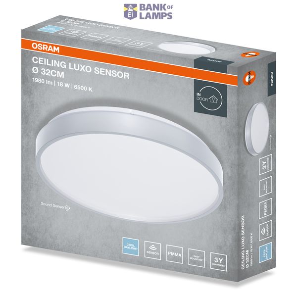 CEILING LUXO SEN 18W 865 IP20 SI OSRAM image 2