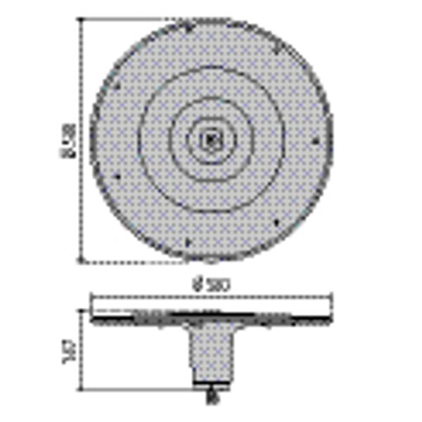 SPILLO 14L DIM 1-10V 24W 500MA 3K ANTR image 4
