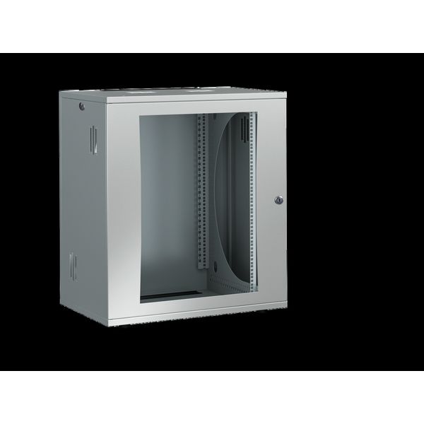 DK FlatBox, WHD: 700x892x700 mm, 18 U, with 482.6 mm (19") mounting frame image 2