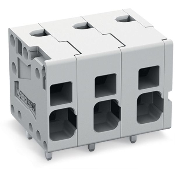 PCB terminal block 4 mm² Pin spacing 7.5 mm gray image 2