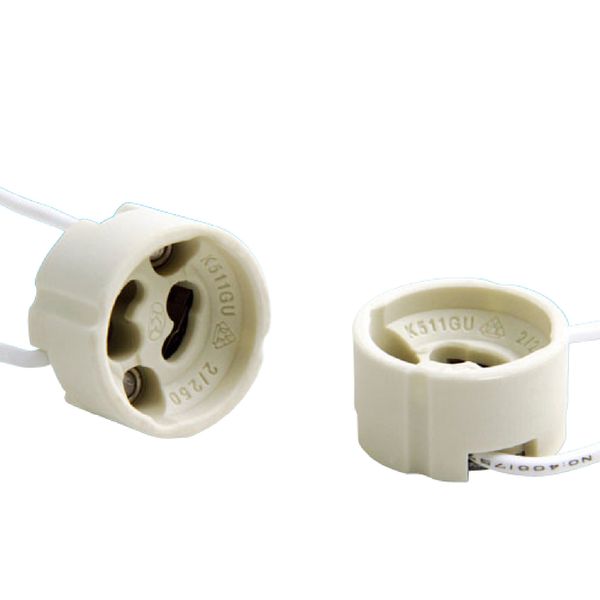 Lampholder GU10 2A 250V T250 Side 150mm image 1