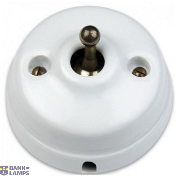 TWO-WAY SWITCH WH/BRONZE DIMBLER SURF image 1