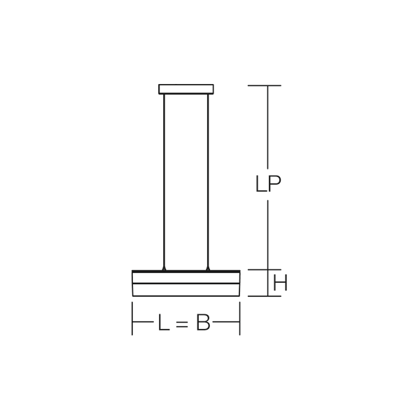 FLAT SLIM square, 13...21 W, 1300...2300 lm, 830, 840, white, DALI Pen image 4