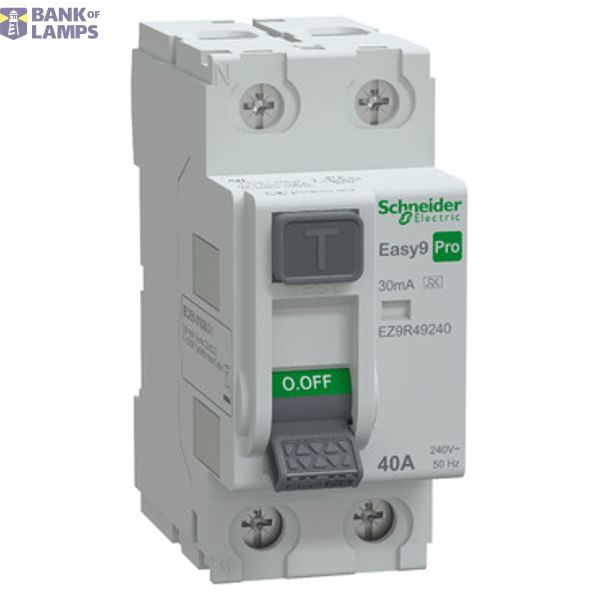 Residual current circuit breaker(RCCB), Easy9 Pro, 2P, 40A, A Type, 30mA image 1