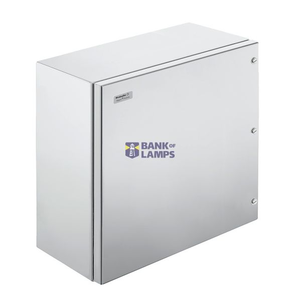 Metal housing, Width: 600 mm, Height: 600 mm, Depth: 200 mm, Brushed,  image 1