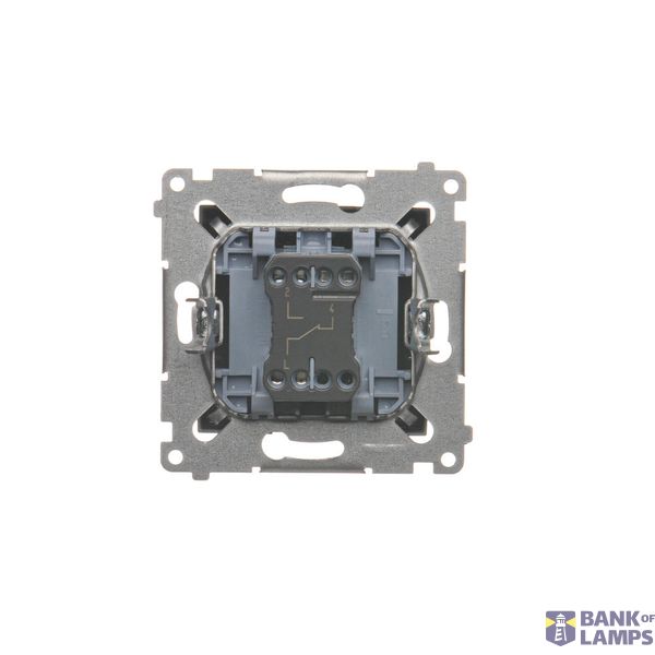 Quadruple push button, (module), 10AX, 10A, quick connection, cream white/electro white image 1
