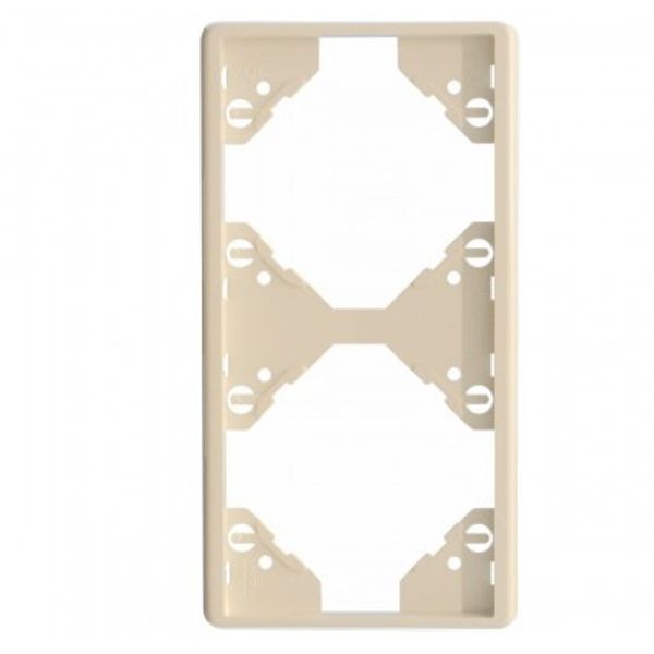 DOUBLE VERTICAL FRAME IVORY image 1