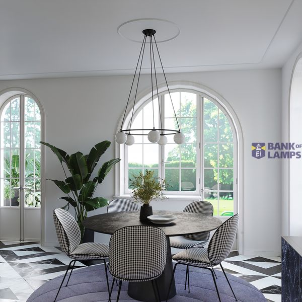 YOLI CHANDELIER 3 BLACK G9 3X8W IP20 image 6