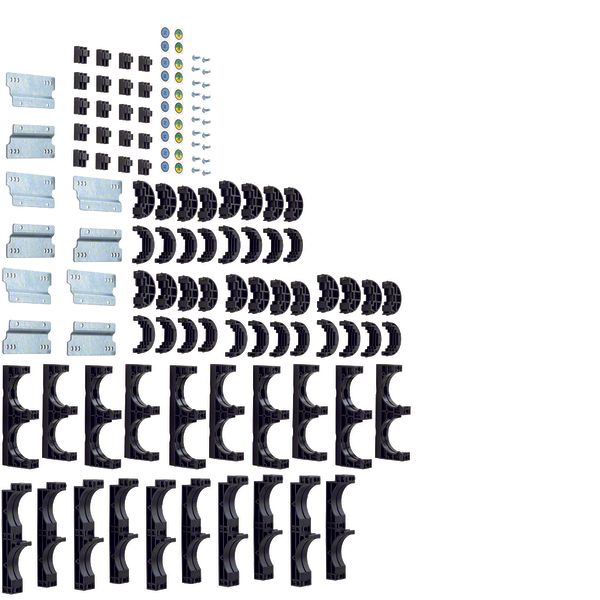 Busbar, universN, PE/N,mounting bracket, 10 piece image 1
