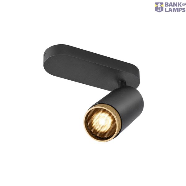 GRIP! L, SPOT CL, single QPAR51 Ceiling Luminaire, cyl, 6W image 1