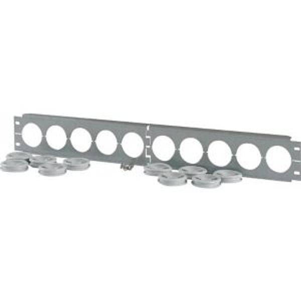 XTPPCCH2-W800D600 Partition, ventilated, for power feeder, WxD = 800 x 600 mm image 2