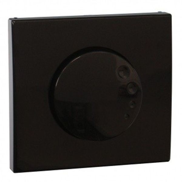 COV PLAT F/DIMMER/TWO-WAY SWITCH MATTE BLACK image 1