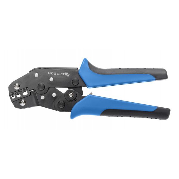 HOEGERT Cord end terminal crimping pliers 6-16 mm2 image 1