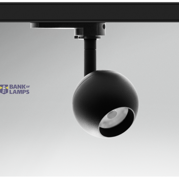 SPOTLIGHT LED REGIA MINI SFERA NERO image 1