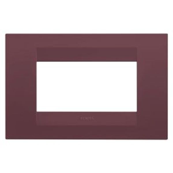 GEO PLATE - IN PAINTED TECHNOPOLYMER - 4 MODULES - TUSCAN RED - CHORUSMART image 1