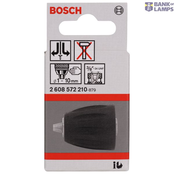 Keyless chuck 1-10 mm D= 1 - 10 mm; A= 3/8" - 24 image 2