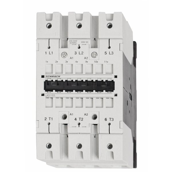 Contactor, 55kW, 115A AC3, 200A AC1, 3-pole, 230VAC/DC image 1