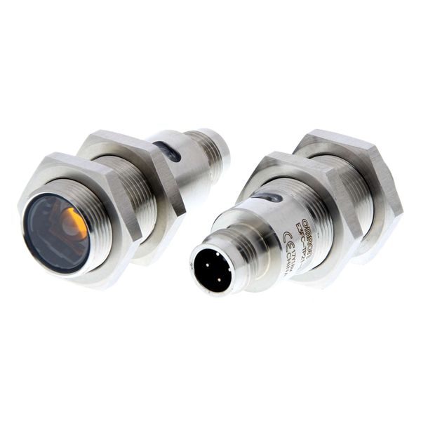 Photoelectric sensor, M18 threaded barrel, stainless steel, red LED, t E3FC7038B image 5