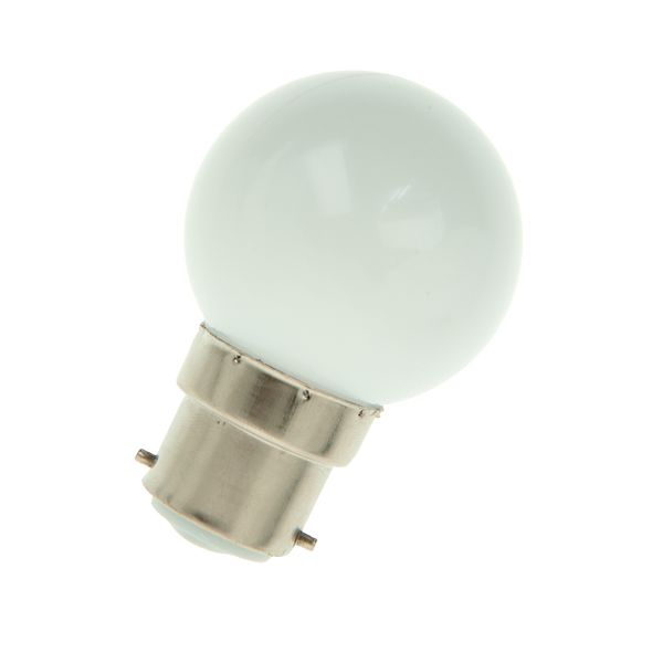 LED Ball G45 B22d 240V 1W 6500K image 1