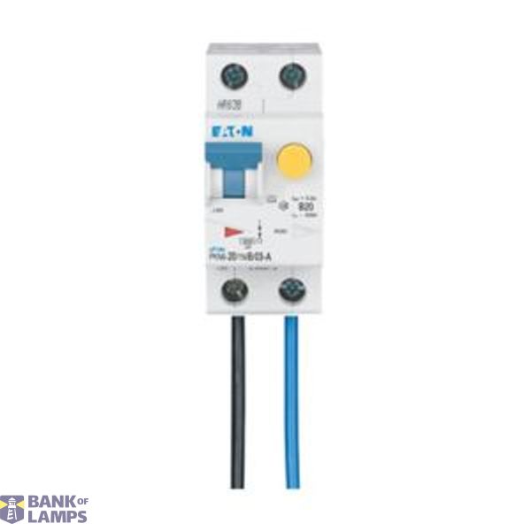 RCD/MCB combination switch 6kA 1P+N 20A B-kar 300mA FLEX aside image 2