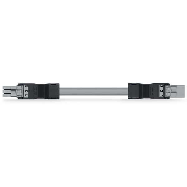 pre-assembled interconnecting cable Eca Socket/plug gray image 1
