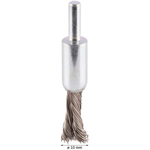 End Brush Knotted 10x0.35 mm Stainless image 1