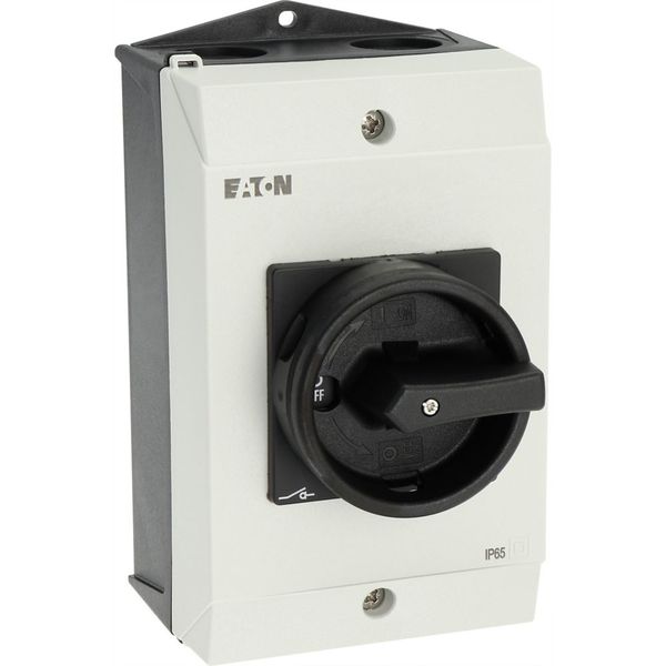 T3-4-8344/I2/SVB-SW Main switch, T3, 32 A, surface mounting, 4 contact unit(s), 8-pole, STOP function, With black rotary handle and locking ring, Lockable in the 0 (Off) image 30