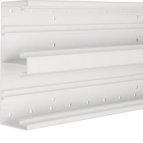 Trunking base,PVC,70170,pure white image 1