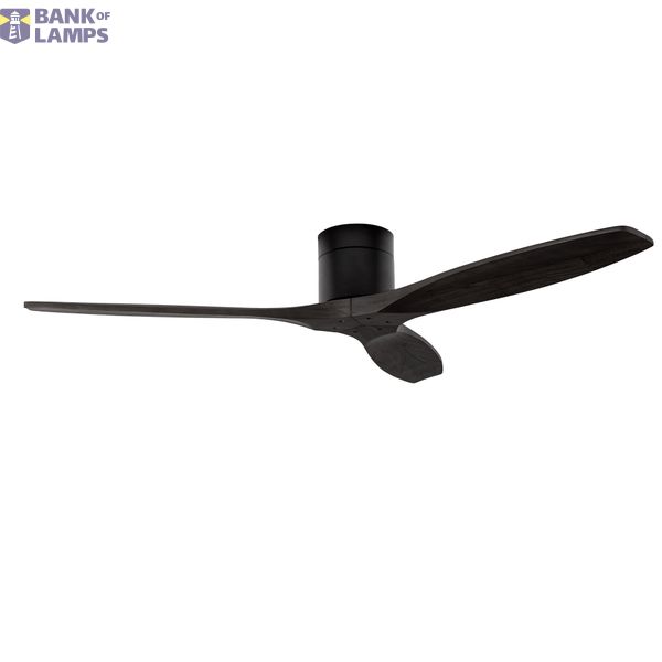 Fan Stem Evo ø1220mm Tube Black with Black Blades Black LED image 1