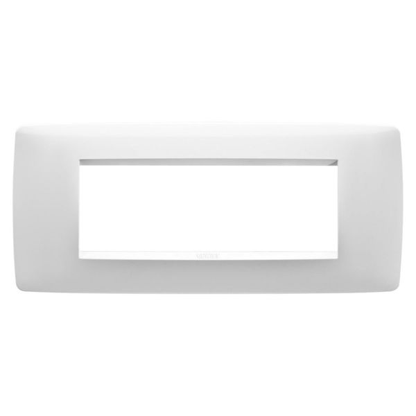 ONE PLATE - IN TECHNOPOLYMER - 6 MODULES - 202MM - WHITE - CHORUSMART image 1