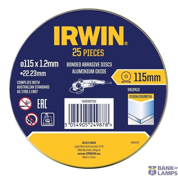 Metal cut disc115x1.2 x22.2mm tin 25PCS image 1