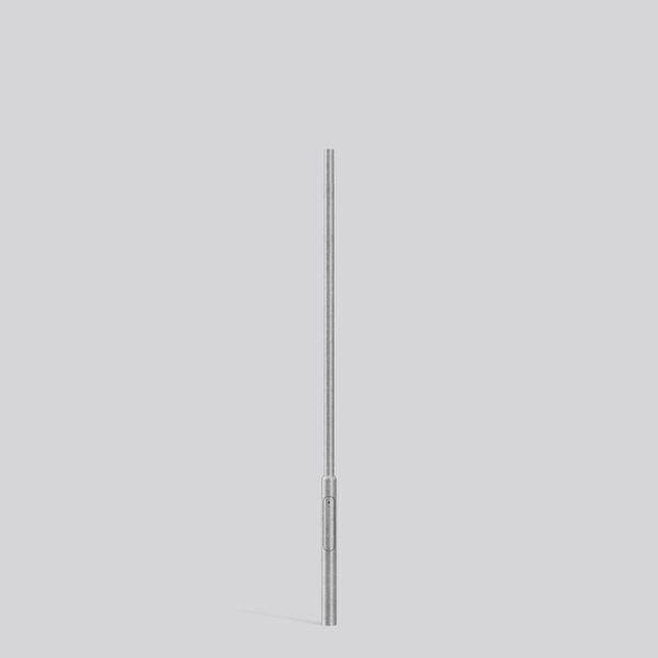 Steel pole D 114 H 3500 d 76 colour: uncoated image 2