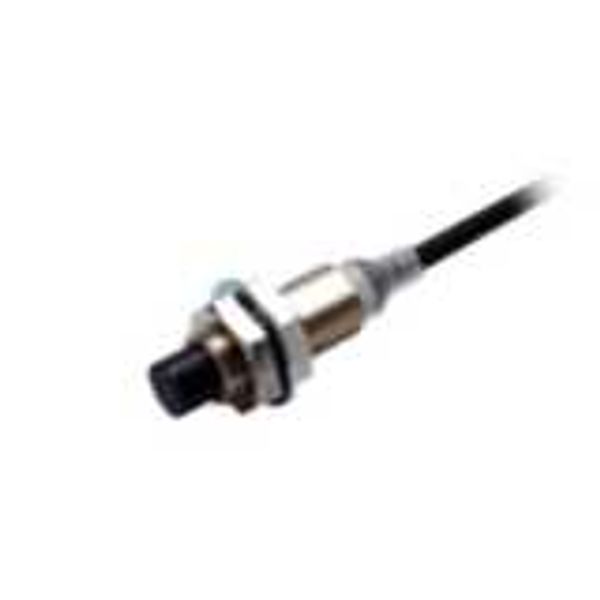 Proximity sensor, inductive, nickel-brass, short body, M12, unshielded E2EN0754H image 1