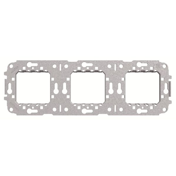 N2273.9 3-gang mounting plate for European box image 1