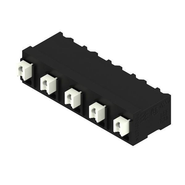 Printed circuit board terminals, 7.50 mm, Number of poles: 5, 90°, Solder pin length (l): 1.5 mm, black, PUSH IN with actuator, Clamping range, max. : 1.5 mm², Tube image 2