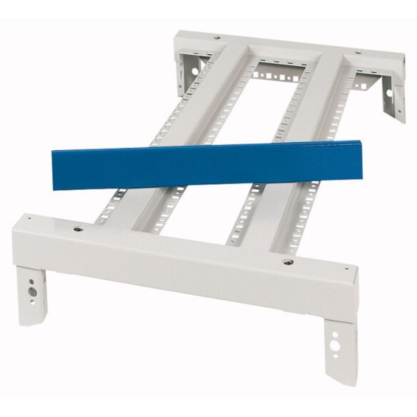 XTSZFBA-W425 Top frame with design strip, W=425mm, grey image 1