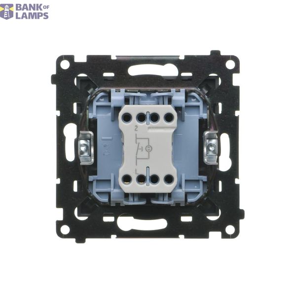 Single socket outlet with Schuko earthing, with shutters, (module), Simon 24, IP20, 16A, white image 1