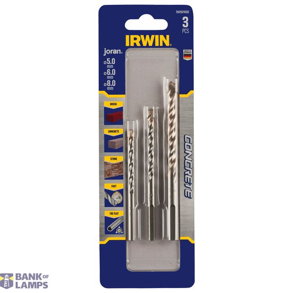 3 PC Masonry Set 5,6,8mm image 2