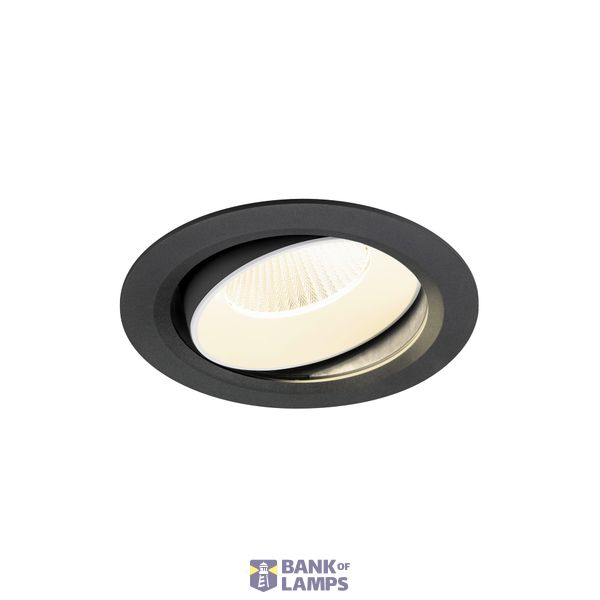 NUMINOS© MOVE XL, recessed CL 4000K, 40ø, IP20 round bl/wh image 1